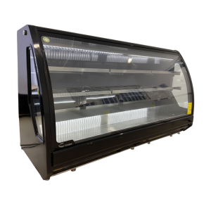 Vitrina Criotec para carnes 2.00 m con cristal curvado y gran capacidad.