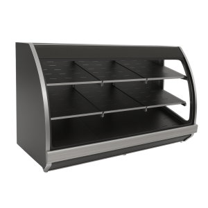 Vitrina refrigerada Criotec para carnes con vidrio curvo y gran capacidad